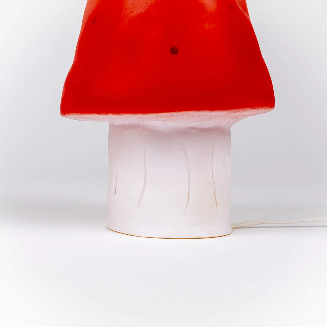 LAMP SMALL MUSHROOM RED