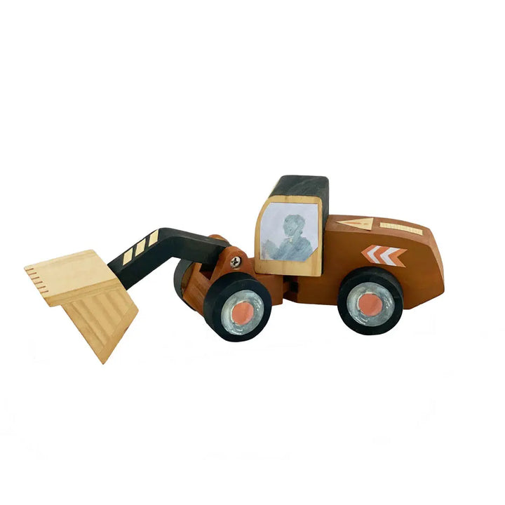 DIY WOODEN BULLDOZER
