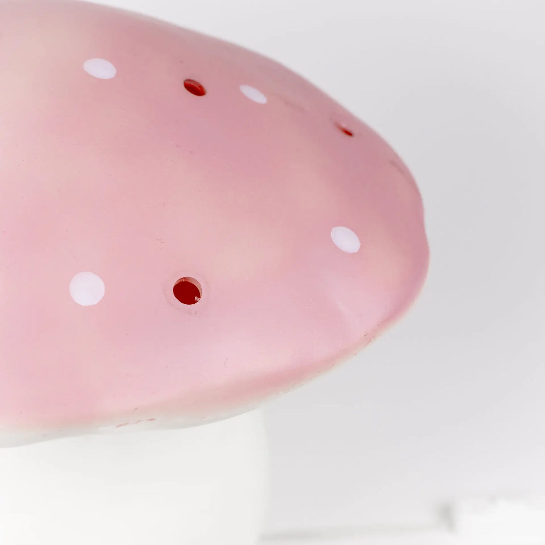 LAMP LARGE MUSHROOM VINTAGE PINK