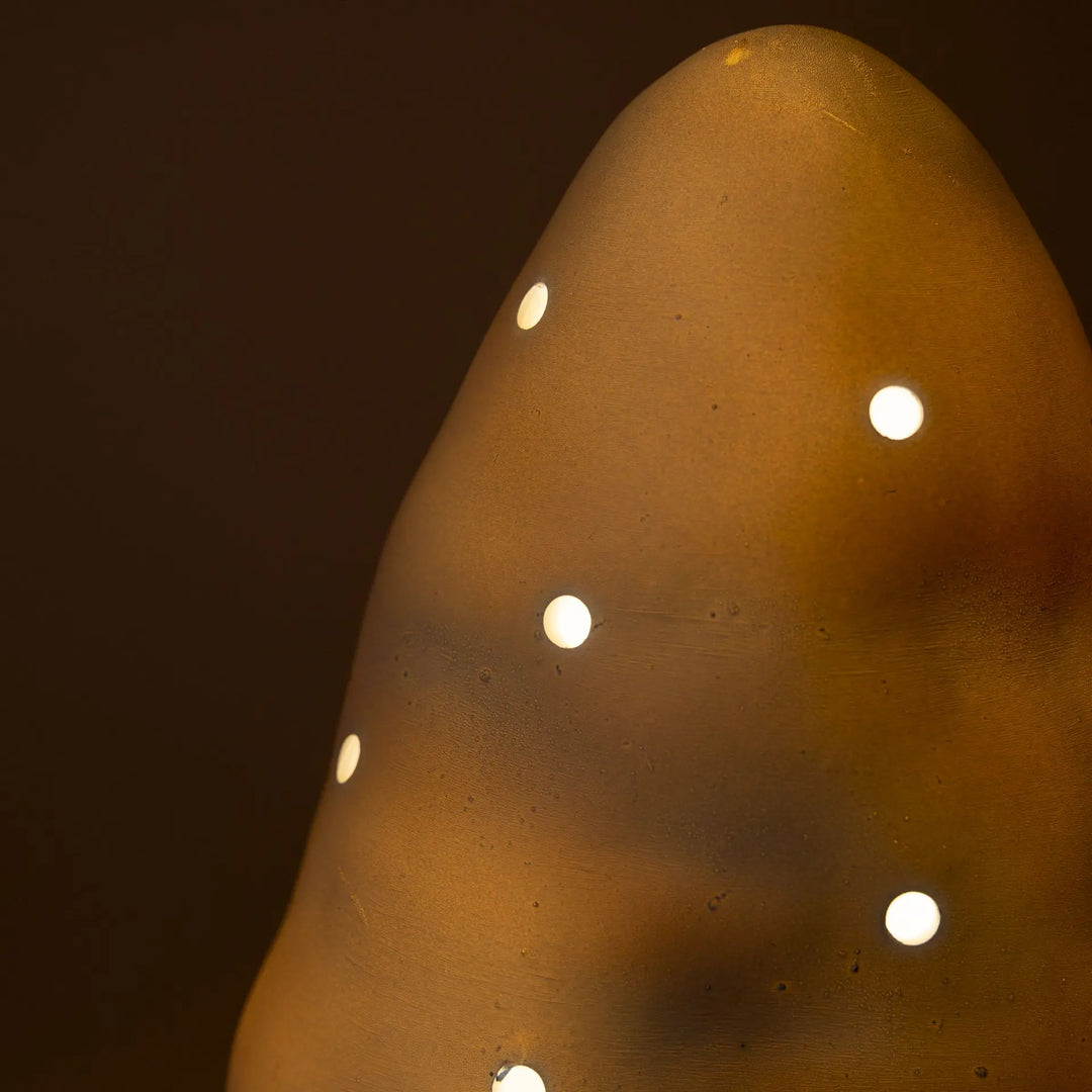 LAMP SMALL MUSHROOM  BLUE