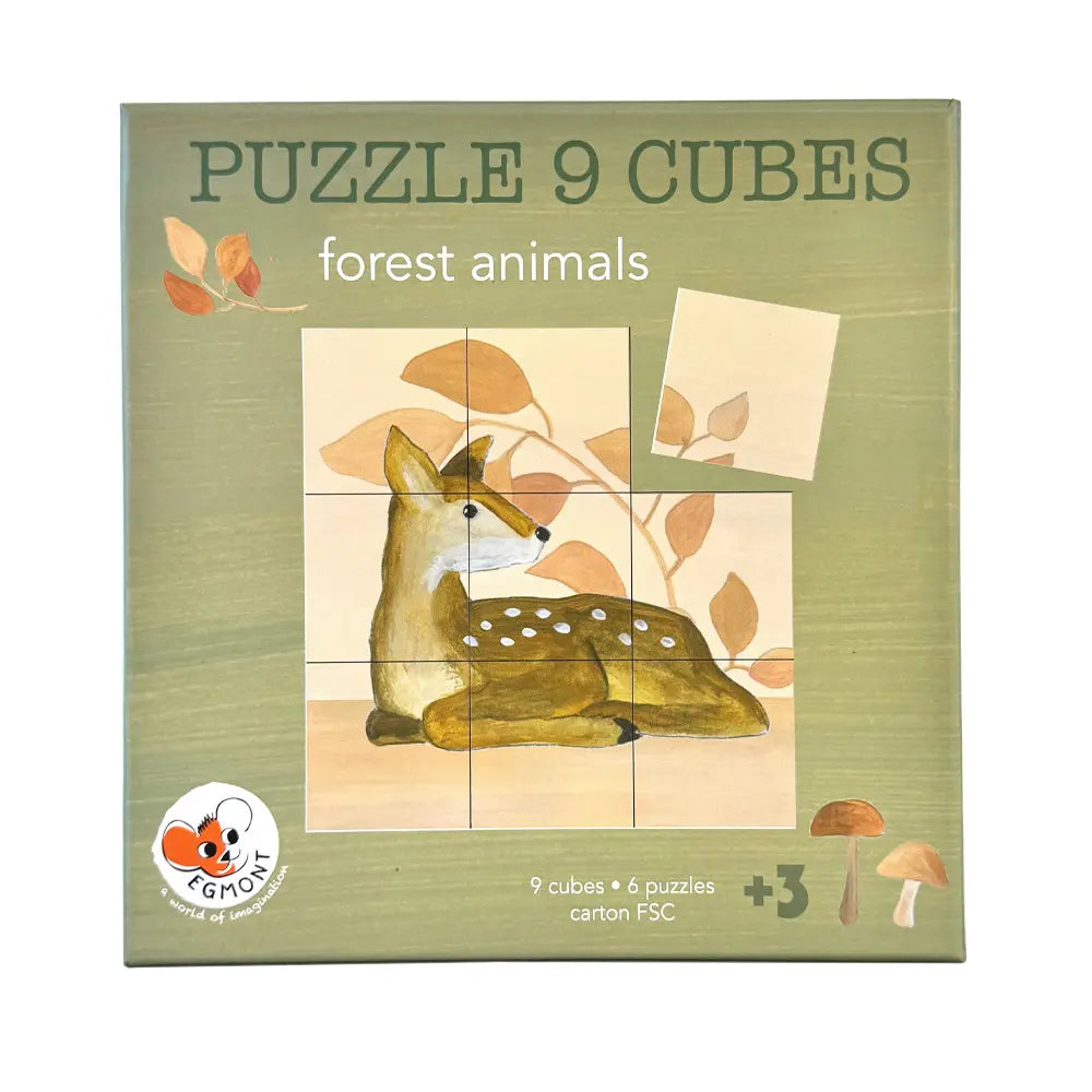 PUZZLE CUBES 9 PC FOREST