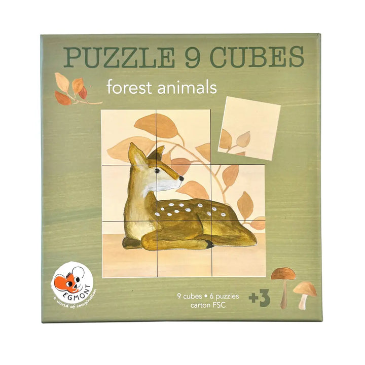 PUZZLE CUBES 9 PC FOREST