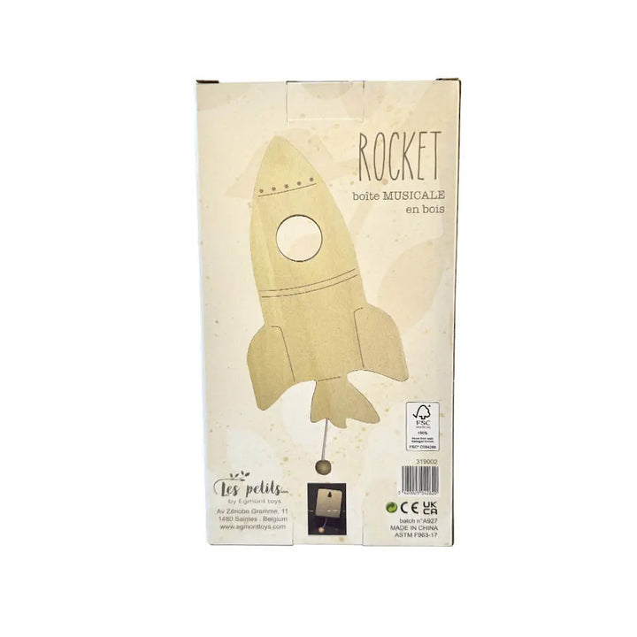 WALL MUSICAL BOX ROCKET