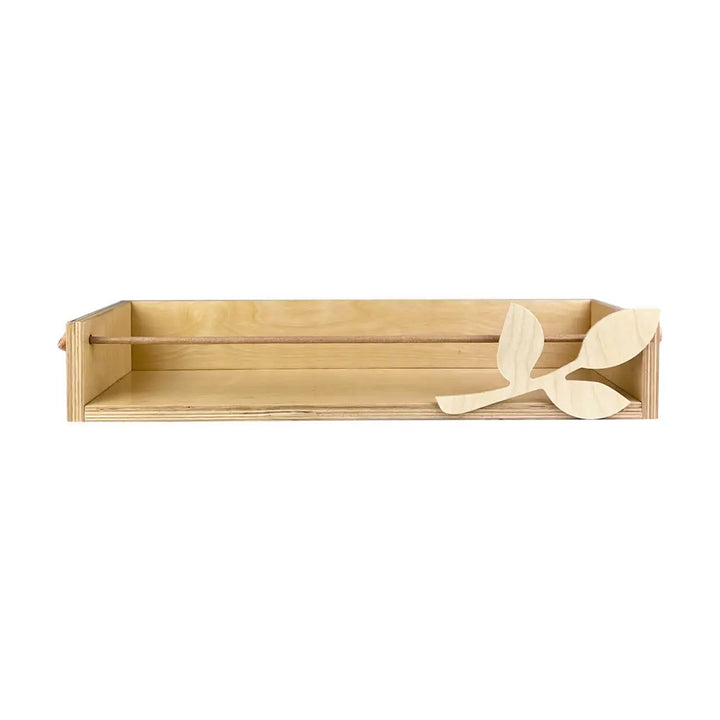 SHELF WITH LEAF
