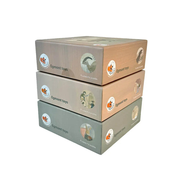 PUZZLE CUBES RABBIT FAMIL
