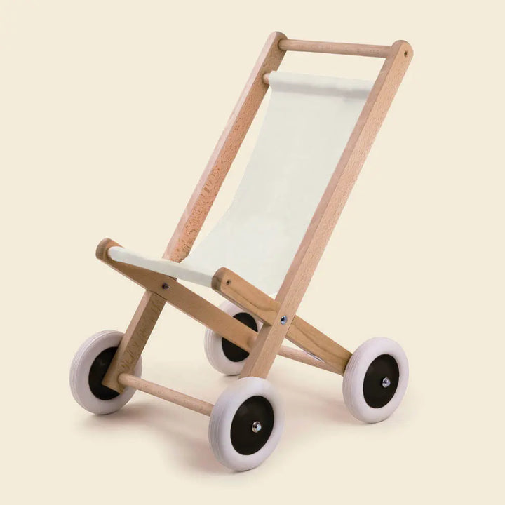 WOODEN BUGGY WITH NATURAL