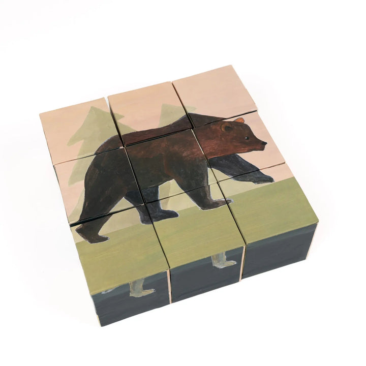 PUZZLE CUBES 9 PC FOREST