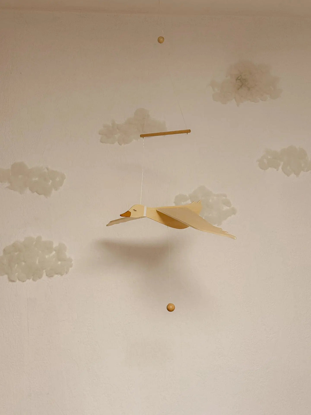 WOODEN FLYING GOOSE