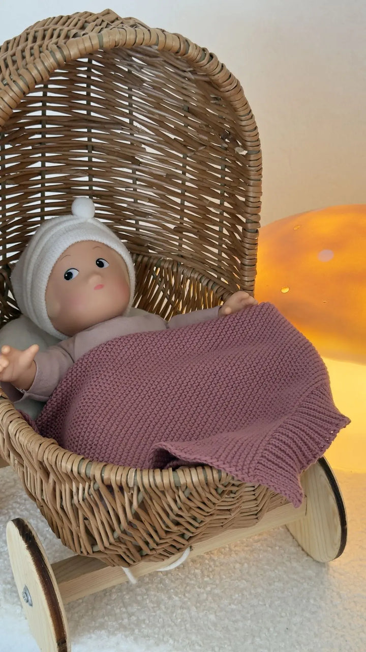 SMALL WICKER PRAM