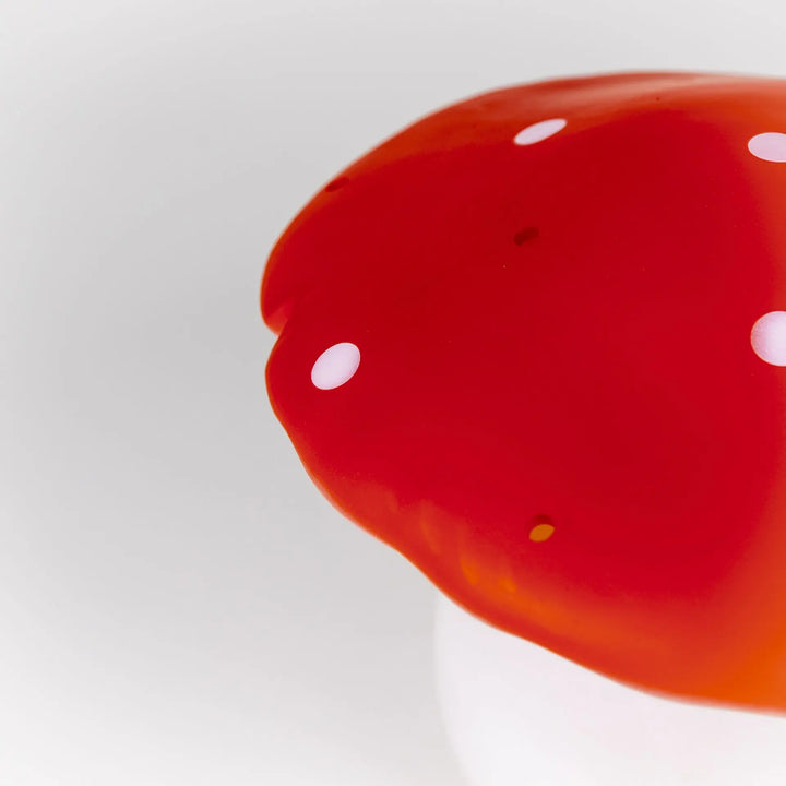 LAMP MUSHROOM MEDIUM RED