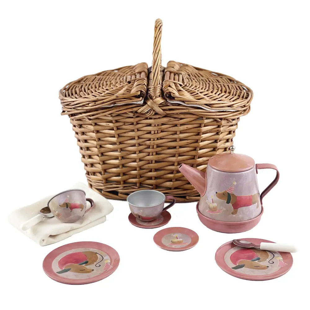 MUSICAL TEA SET DOGS