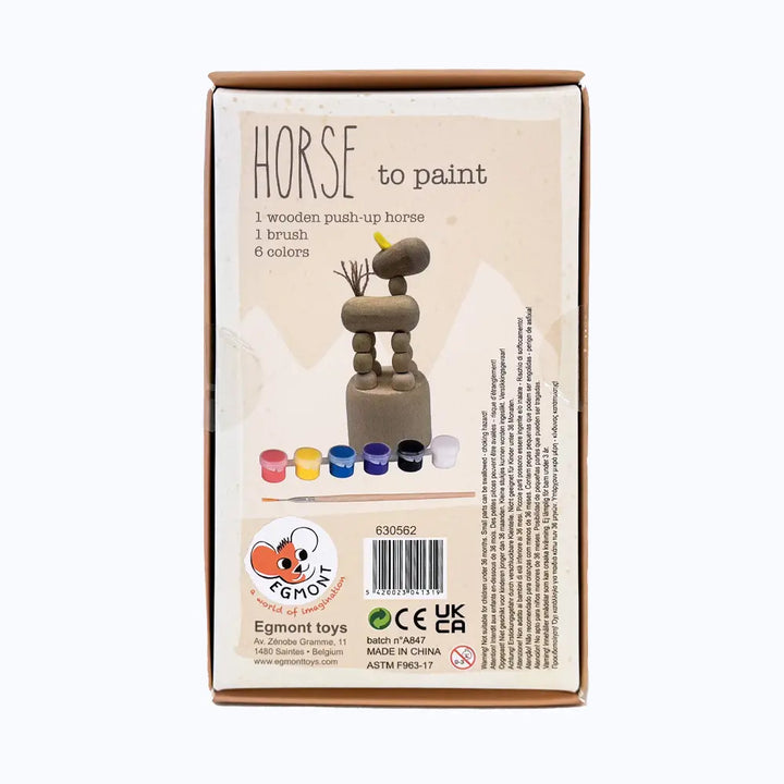 WOODEN HORSE PUSH-UP TO PAINT