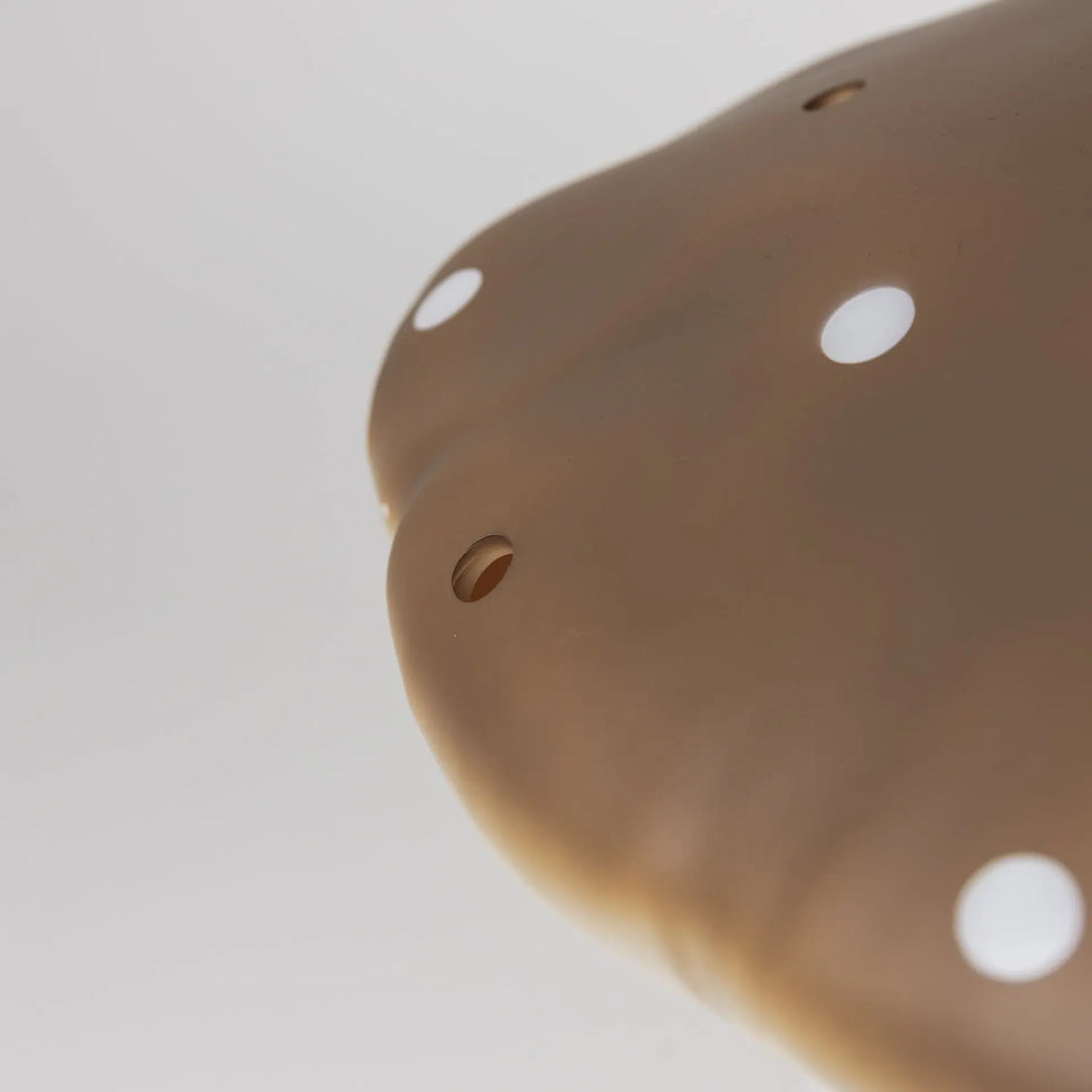 LAMP LARGE MUSHROOM CHOCO