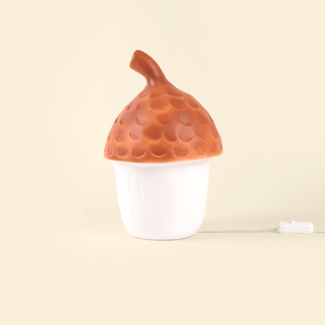 Acorn Night Lamp, Red Brick