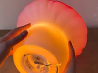 LAMP MUSHROOM MEDIUM COPPER
