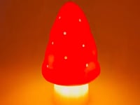 LAMP SMALL MUSHROOM  BLUE
