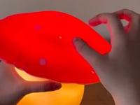 LAMP MUSHROOM MEDIUM GOLD