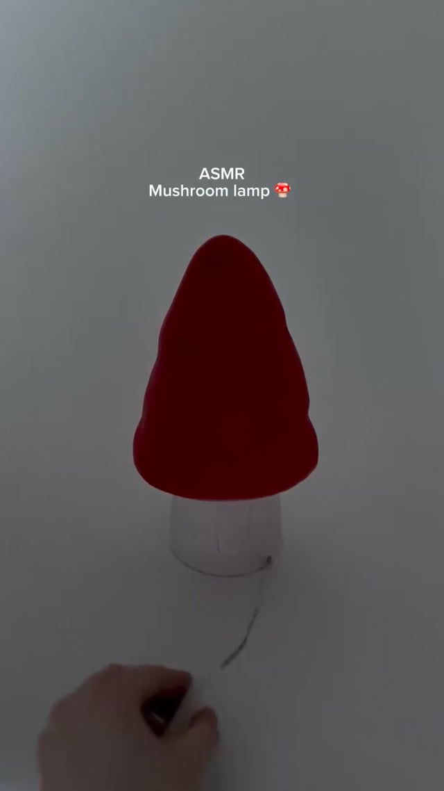 LAMP SMALL MUSHROOM LILA