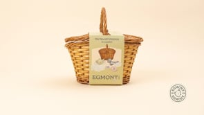 Friends tin tea set in a basket