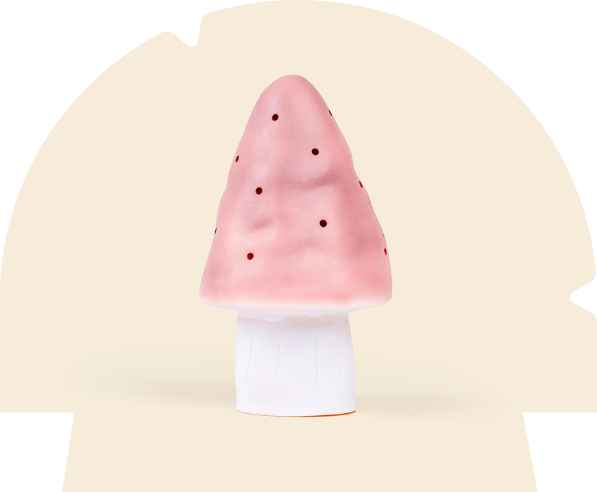 Egmont mushroom lamp 360208VP in brand icon shape